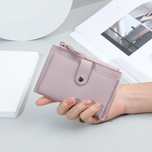 Portafoglio Corto da <span class=keywords><strong>Donna</strong></span> in Pelle a Tre Ante, Borsa Clutch Semplice e alla Moda con Copertura in Poliestere, Portamonete e Fermasoldi da Fabbrica - Product Image 6