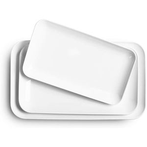 <span class=keywords><strong>Venta</strong></span> directa <span class=keywords><strong>Platos</strong></span> rectangulares <span class=keywords><strong>de</strong></span> porcelana <span class=keywords><strong>Cerámica</strong></span> Ensalada Postre Aperitivo <span class=keywords><strong>Platos</strong></span> <span class=keywords><strong>de</strong></span> sushi Bandejas blancas para servir Plato elegante - Product Image 2