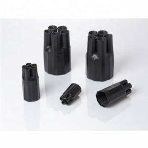 Suministro directo de fábrica Aislamiento Cable termorretráctil Manga de dedo Botas de ruptura Manga de dedo negro Sombrero Degas - Product Image 2