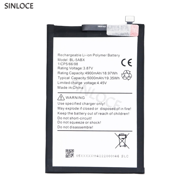 High Capacity Battery BL-5ABX for Infinix Hot 50I 3.87V 5000mAh Mobile Phone Battery Replacement