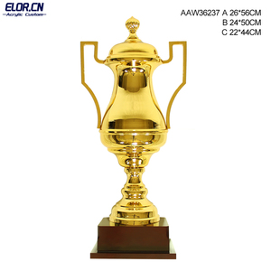 Elor Factory Wholesale Trophée en métal de haute qualité <span class=keywords><strong>Prix</strong></span> annuel du meilleur employé de l'entreprise Cérémonie annuelle - Product Image 2