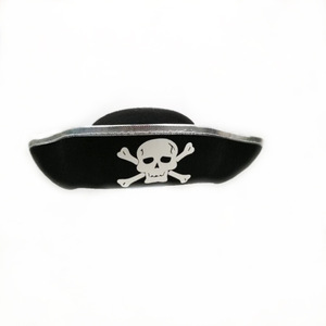 Madehine di vendita calda per bambini adulti cappello da pirata accessori capitano tricorno Admiral Jack decorazione passero per eventi di carnevale - Product Image 4