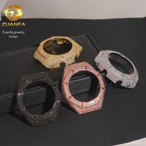 Boîtier de montre Hip Hop personnalisé en laiton, serti de moissanite VVS, style Iced Out, pour GA2100 - Product Image 4