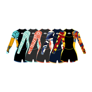 Customizable 3mm Neoprene <strong>Wetsuit</strong> for Surfing Freediving Snorkeling Spearfishing-Printed Design for Adults - Product Image 1