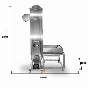 Convoyeur à vis à godets automatique pour aliments, granulés et poudres, élévateur à godets, prix usine 190 - Product Image 4