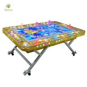 Bom preço mesa de jogo dobrável de peixes/máquina de jogo de peixes para 10 jogadores de 55 polegadas