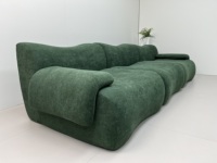 Nouveaux produits personnalisés Canapé en tissu Canapé villa 3 places combiné modulaire Canapé compressé sans cadre pour le salon