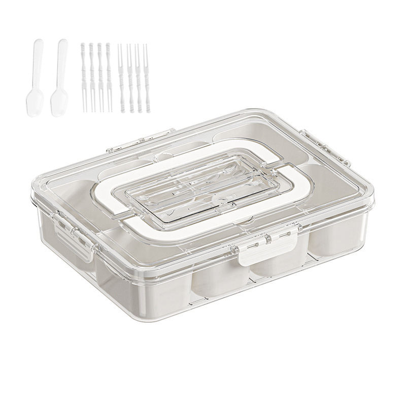 8-grille snackle box + 8 fourchettes + 2 cuillères