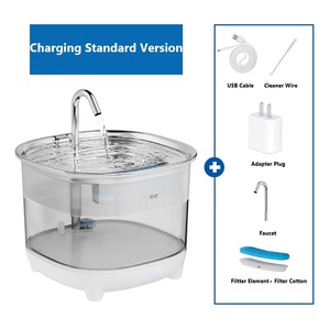 2025 nouvelle pompe de capacité 3L gratuite fontaine d'eau intelligente pour animaux de compagnie distributeur de débit d'eau de charge sans fil - Product Image 4