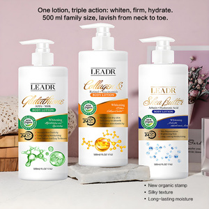 Lotion corporelle hydratante bio OEM pour peaux sèches, éclaircissante <span class=keywords><strong>corps</strong></span> <span class=keywords><strong>entier</strong></span>, à l'acide hyaluronique, au collagène, à la vitamine C et aux extraits végétaux - Product Image 2