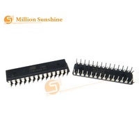 ATMEGA8A-PU ATMEGA8A MEGA8A DIP-28 de 8 bits con 8K Bytes de Memoria Flash Programable en Sistema ATMEGA8 DIP Original 28P 28 pines