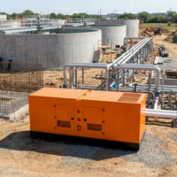 Groupe électrogène diesel silencieux avec capot insonorisé ATS électrique 110V-480V, y compris sortie CA monophasée 220V 50/60Hz
