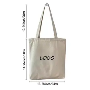 Individuelles Design Logo umweltfreundliche Leinwand-Einkaufstasche Bio-Baumwolle Lebensmitteltasche Diy-Toebeutel