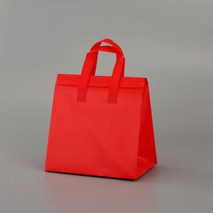 Customize Logo Insulated Handled Portable Food Delivery Cooler Bags Nonwoven Aluminum Foil Thermal Takeout Bags Restaurant Fast - Product Image 1