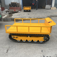 Kompaktes Gummi-Raupenfahrwerk 0,5 Tonnen 1 Tonne 2 Tonnen Kettenfahrgestell Geeignet für Gewächshaus- und Bergtransport