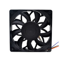 Ventilateur de refroidissement haute vitesse 120x120x25mm DC 12V à haut débit d'air, 4 fils, PWM, double roulement à billes pour CPU, armoires industrielles, alimentation UPS