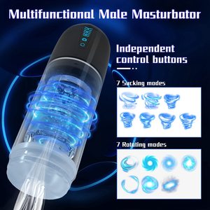 Mainan seks pria mainan seks pria masturbator mainan seks pria dewasa, vagina saku pria, masturbator pria mesin seks pompa Penis pria - Product Image 2