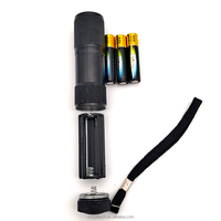 Cadeau promotionnel Multi Couleurs pas cher 3 AAA pile sèche petite touche lumière minière porte-clés 9 led torche lampe de poche pour la chasse
