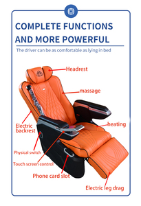 Asiento Eléctrico para Automóvil, Giratorio, Elevable, para Personas con Discapacidad, Programable, de Cuero Impermeable, Tipo Ejecutivo, Universal - Product Image 2