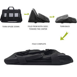 حامل الحيوانات الأليفة في الهواء الطلق منظم صغير حر قابل للطي لين الجانب تنفس شبكة حقيبة حمل حقيبة ظهر الحمل الحيوانات الأليفة حقيبة السفر - Product Image 4