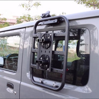 Support d'échelle latérale en aluminium, bidon en plastique de 10 L pour Suzuki Jimny 4X4, récupération tout-terrain, boîte de stockage d'huile d'urgence