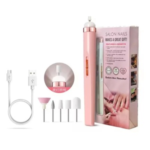 Machine à ongles 5 en 1, lime à ongles sans fil portable, outil de manucure pour usage domestique, 4 vitesses, ensemble de polisseuse à ongles - Product Image 1