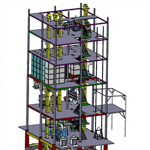 1-20TPH 완전 자동 동물 가금류 가축 사료 펠렛 생산 라인 (닭, 소, 물고기, 고양이, 개 사료 제조) - Product Image 3