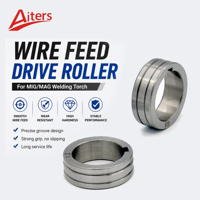 Euro Type MIG Welding Wire Feed Roller Drive Roll 0.8/1.0mm 1.0/1.2mm Wire Feeder Roller