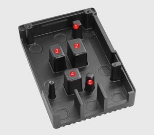 مشتت حراري من الفولاذ المقاوم للصدأ 5B وسبائك الألومنيوم مصنوع بتقنية CNC لجهاز راسبيري باي 5 مع حماية معدنية - Product Image 3