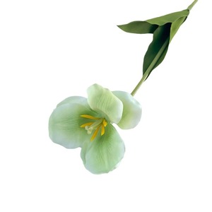 Silk Tulip <b>Flower</b> Single Stem Real Touch Wedding Decor <b>Artificial</b> <b>Flower</b> for Stage and Aisle Arrangements - Product Image 1