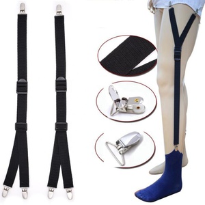 Barato negro poliéster <span class=keywords><strong>camisa</strong></span> ligas cinturón calcetín elástico ajustable <span class=keywords><strong>tirantes</strong></span> <span class=keywords><strong>para</strong></span> hombres - Product Image 3