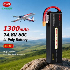 Batterie de drone haute capacité 1300mAh 14.8V 60C, charge rapide, longue autonomie, directement de l'usine - Product Image 2