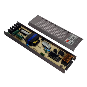 Источник питания светодиода ультра тонкий 8.5a 12v 100w тонкий световая сила драйвер 8.5amp трансформаторы наружные светодиодные потолочные светильники 12v постоянного тока светодиодный драйвер - Product Image 2