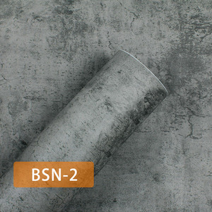 Papier peint imperméable peler et <span class=keywords><strong>coller</strong></span> papier peint texturé en ciment pellicule de <span class=keywords><strong>vinyle</strong></span> mat mur amovible - Product Image 3