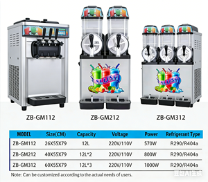 Venta Directa de Fábrica, Máquina de Granizados, Máquina de Margaritas, 3 Tanques, Máquina de Granizados Comercial, <span class=keywords><strong>Precio</strong></span> de Fábrica - Product Image 2