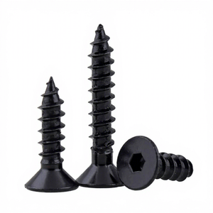 Viti Autofilettanti in Acciaio Nero M8 per Cartongesso, Filettatura Standard Classe 4.8 e 6.8, Testa Piatta, Confezione in Cartone - Product Image 3