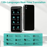Traducteur vocal portable Z6, 139 langues, traduction en temps réel, traducteur instantané intelligent de 4,1 pouces avec conversion des taux de change