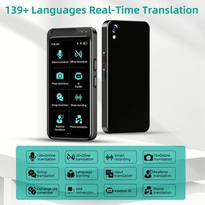 Traductor de Voz Portátil Z6, 139 Idiomas, Traducción en Tiempo Real, Traductor Instantáneo Inteligente de 4.1 Pulgadas con Conversión de Divisas - Product Image 4