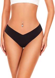 Женские бесшовные трусики-стринги с низкой талией - Product Image 4