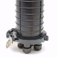 Type de dôme 12 24 48 72 96 Core Type thermorétractable avec support 2 en 2 Out Fermeture d'épissure de fibre optique pour réseau