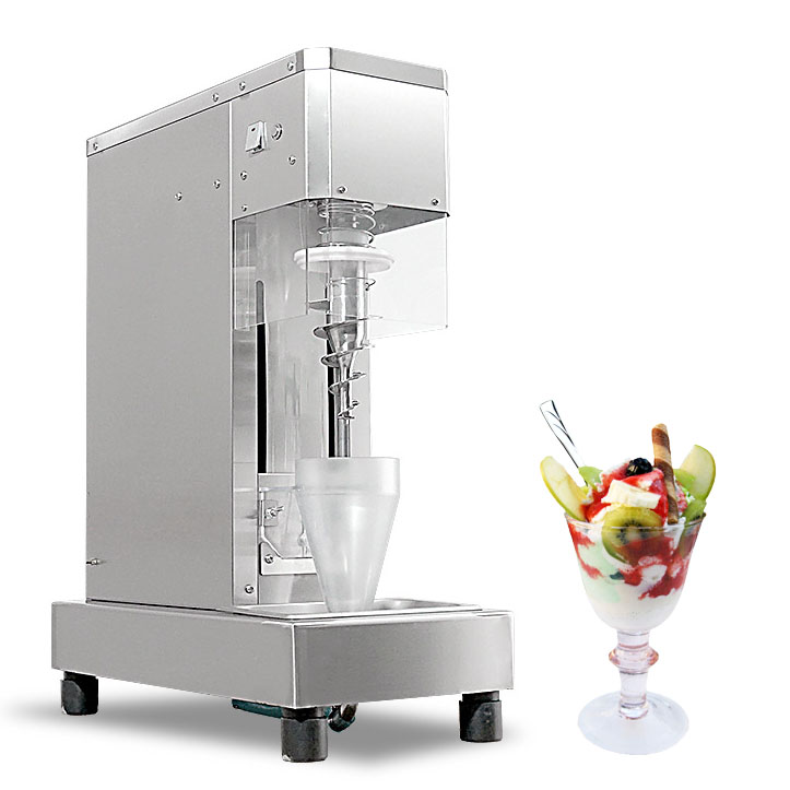 Commercial Ice Cream and Shakes Yogurt Swirl Drill Frozen Yogurt Real Fruits Ice Cream Blender/swirl Freeze Machine