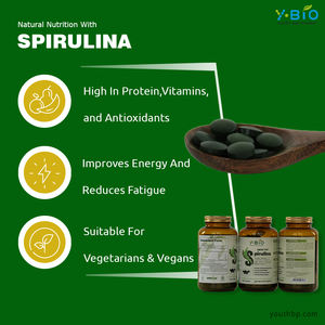 Gençlik toplu 500mg Spirulina tabletler 600/şişe 65% <span class=keywords><strong>Protein</strong></span> demir kalsiyum bağışıklık geliştirmek yetişkinler OEM/ODM özel etiket seçenekleri - Product Image 2