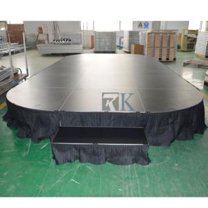 Escenario Modular Ligero y Portátil para Decoración de Bodas y Eventos, con Fácil Montaje, Construcción de Madera Contrachapada y Aleación de Aluminio - Product Image 2
