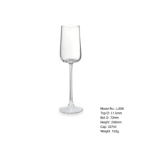 Verre à champagne élégant de 227 ml – Fournisseur en gros pour mariages, fêtes, restaurants et hôtels – Expédition mondiale