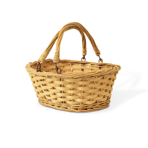 Cesta de almacenamiento ecológica JY, cesta de cosecha tejida, cesta de flores de sauce con asa plegable para almacenamiento, Picnics, Pascua - Product Image 3