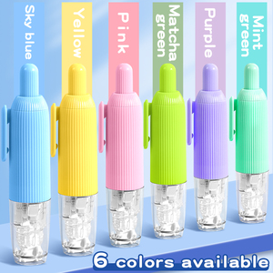 Nuovo nastro di correzione personalizzato della fabbrica con nastro a penna in stile <span class=keywords><strong>Whiteout</strong></span> con punta ruotabile di 360 gradi - Product Image 6