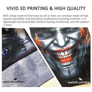 Máscara Facial con Diseño de Calavera, Protección UV, Antipolvo, Pañuelo para el Cuello, Bandana, Accesorio para la Cabeza, para Motocicleta - Product Image 5