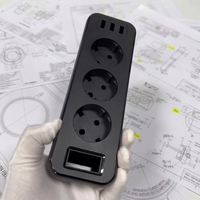 Multiprise industrielle universelle USB sur mesure, étanche et anti-poussière, en ABS, avec fiches mâles et femelles, OEM