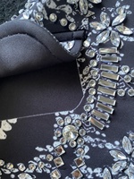 Veste de costume en diamant sexy tenue de scène mini robe de club formelle blazer de soirée manteaux robe blazer en strass pour femmes