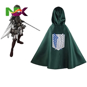 Shingeki No Kyojin Rivaille Ackerman <span class=keywords><strong>Cape</strong></span> de Personnage de Dessin Animé pour Spectacle de Fête, Cosplay, Costume d'Anime, <span class=keywords><strong>Cape</strong></span> à Capuche L'<span class=keywords><strong>Attaque</strong></span> <span class=keywords><strong>des</strong></span> <span class=keywords><strong>Titans</strong></span> - Product Image 1